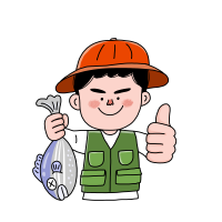 따봉하는 낚시꾼