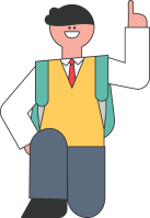 교복입고 앉아있는 남자학생