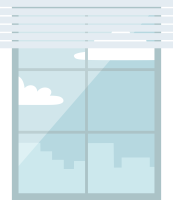 버티칼 있는 창문