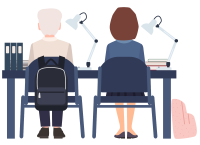 수업 듣는 아이들