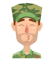 군인 이모티콘