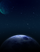 우주 3d 일러스트