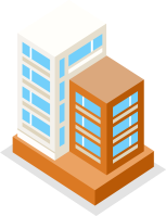 두가지 색 건물