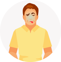 감기 걸린 사람