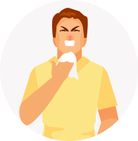 감기 걸린 사람