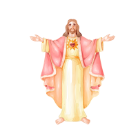 jesus christ watercolor illustration