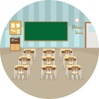 education and classroom learning for teacher student concept