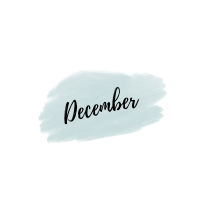 december text label on grey water color brush