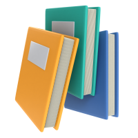 3d illustration book