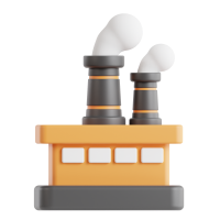 3d factory icon