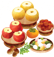 다양한 명절 음식