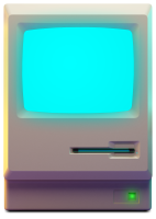 レトロな3Dイラスト