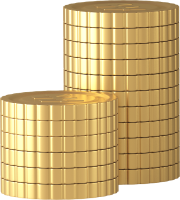 ゴールドの3Dイラスト