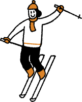 暖かい冬を過ごす人たち