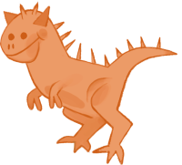 かわいい恐竜の仲間たち