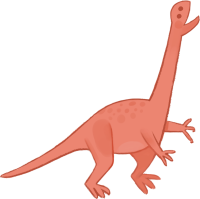 かわいい恐竜の仲間たち