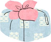 명절 선물보자기