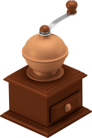 カフェの3Dイラスト