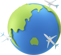 スチュワーデスの3Dイラスト