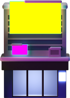 ネオンサインの3Dイラスト