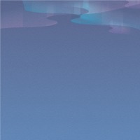 오로라가 있는 밤 하늘