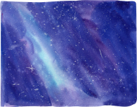 Galaxy watercolor