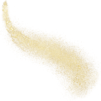 Gold glitter hand-drawn deco