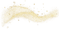 Gold glitter hand-drawn line, curve