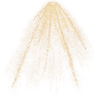 Gold glitter hand-drawn