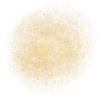 Gold glitter hand-drawn dust