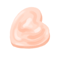 Minimal heart cookie