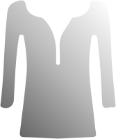 Ladies TShirt Clothing Outfit Mockup Illustration