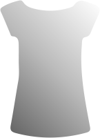 Ladies TShirt Clothing Outfit Mockup Illustration