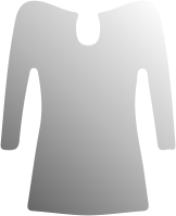 Ladies TShirt Clothing Outfit Mockup Illustration