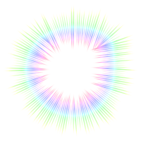 fireworks in pastel colors