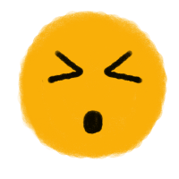 Face with open mouth emoji