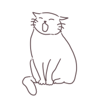 cat line drawing