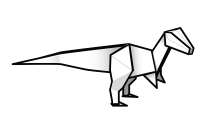Raptor Origami art