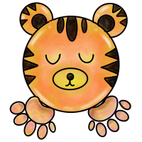Baby tiger clip art