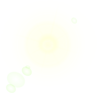 Sun element on png transparent