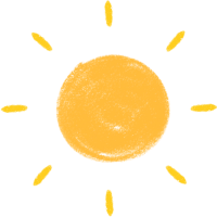 The sun in the morning