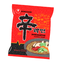 Food Instant Noodle Ramyoen Shin Ramyun Noodle Soup Night Meal At Hangang Hand Drawn Illustration