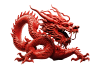 Dragon, chinese symbol, ancient chinese culture, 3D