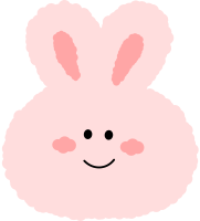 토끼,귀여운 토끼,몽글몽글 토끼,구름모양 토끼,구름 토끼,푹신한 느낌의 토끼,흰토끼,분홍 토끼,토끼얼굴,토끼 캐릭터,토끼 이모티콘,웃는 토끼,토끼 얼굴,Rabbit(일러스트)
