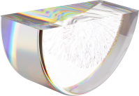 Dispersion Glass 3d abstract shape