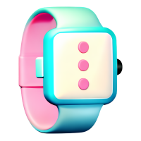 Technology element in 3D style