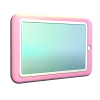 Technology element in 3D style