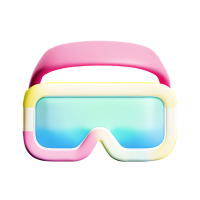 Technology element in 3D style