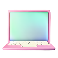 Technology element in 3D style