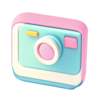 Technology element in 3D style